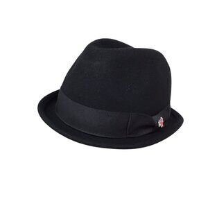 Christy's Crown Collection Wool Felt Men's Hat Black Large Fedora Tony Merenda